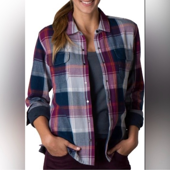 Toad & Co Women's Mojacette Overshirt Jacket Lined Plaid  Shacket Size Medium - Picture 11 of 11